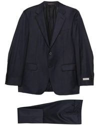 Canali - Herringbone Buttoned Suit - Lyst