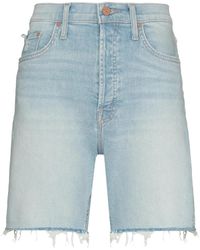 Mother - The Tripper フレイドエッジ デニムショーツ - Lyst