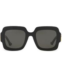 Gucci - オーバーサイズフレーム サングラス - Lyst
