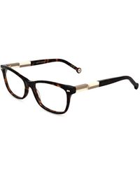 Carolina Herrera - Tortoiseshell-Effect Rectangle-Frame Glasses - Lyst