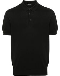 Eraldo - Knitted Cotton Polo Shirt - Lyst