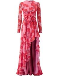 Giambattista Valli - Floral-print Silk-georgette Gown - Lyst
