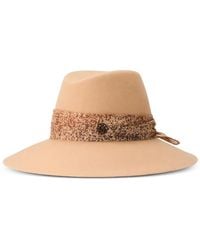 Maison Michel - Kate Leopard-Print Wool Hat - Lyst