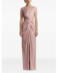 Framboise - Twisted V-Neck Dress - Lyst