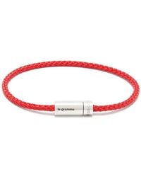 Le Gramme - Engraved-Logo Nato Bracelet - Lyst