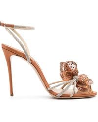 Casadei - Julia Orchidea 100mm サンダル - Lyst