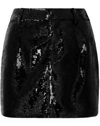 Philipp Plein - Sequin Mini Skirt - Lyst