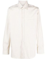 Golden Goose - Striped Cotton Button-up Shirt - Lyst