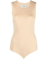Maison Margiela - Round-Neck Sleeveless Bodysuit - Lyst