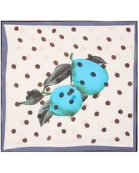 Paul Smith - 'Pears And Polka Dot' Cotton Pocket Square - Lyst