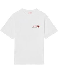 MC2 Saint Barth - Emilie T-Shirt With Amore Espresso Embroidery - Lyst