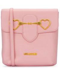 Love Moschino - Heart-Plaque Shoulder Bag - Lyst