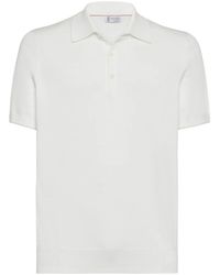 Brunello Cucinelli - Klassisches Poloshirt - Lyst