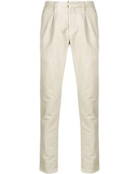 Incotex Straight Leg Chinos - Natural