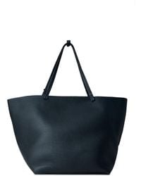 The Row - Leren Shopper - Lyst