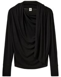 THE GARMENT - Breanna Draped Long-Sleeve Blouse - Lyst
