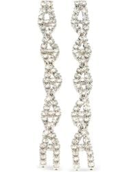 Balenciaga - Riviera Embellished Drop Earrings - Lyst