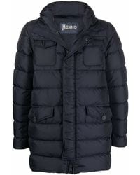 Herno - Coats Blue - Lyst