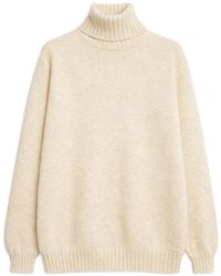 Fortela - Shetland Turtleneck Wool-Knit Sweater - Lyst