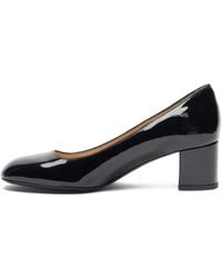 Stuart Weitzman - 50Mm Maeve 50 Patent Leather Block-Heel Pumps - Lyst