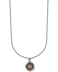 Pyrrha 14kt Yellow Gold And Silver Direction Necklace - Metallic