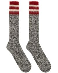 DSquared² - Striped Ribbed Socks - Lyst