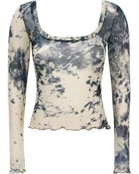 Roberto Cavalli - T-Shirt Met Print - Lyst
