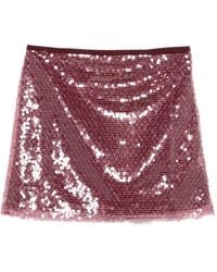 Roberto Collina - Sequin-Embellished Mini Skirt - Lyst
