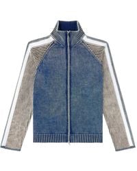 DIESEL - K-Heronimo Raglan-Sleeve Cardigan - Lyst