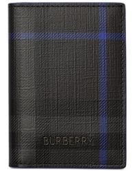 Burberry - City Check Folding Card Case - Lyst