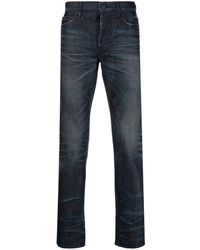 John Elliott Mid-rise Skinny Jeans - Blue