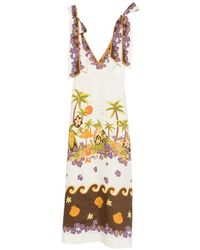 ALÉMAIS - Island Cove Ballet Midi Dress - Lyst