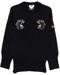 Junya Watanabe - Embroidered Crew-Neck Sweater - Lyst