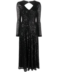 Karl Lagerfeld - Sequin-embellished Maxi Dress - Lyst