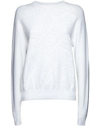 Ferragamo - Pullover Mit Rundem Ausschnitt - Lyst