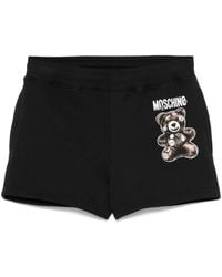 Moschino - Teddy Bear-Print Track Shorts - Lyst