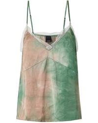 Pinko - Satijnen Top Met Kleurverloop - Lyst