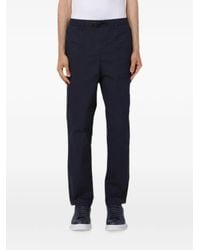 Emporio Armani - Drawstring Elasticated-Waistband Trousers - Lyst