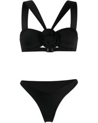 LaRevêche - Flower-Detail Bikini Set - Lyst