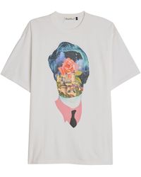 Undercover - Face-print Cotton T-shirt - Lyst