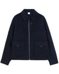 Aspesi - Veste En Laine À Fermeture Zippée - Lyst
