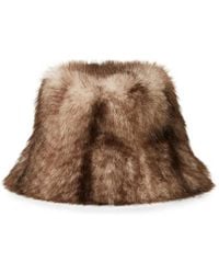Twinset - Faux-Fur Bucket Hat - Lyst