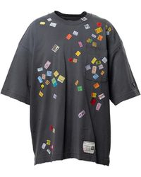 Maison Mihara Yasuhiro - Price Tag Sticker Printed T-Shirt - Lyst