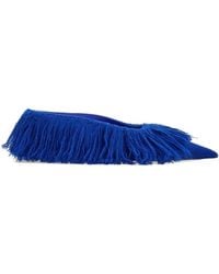 Ferragamo - Eva Fringe-Detail Pointed Mules - Lyst