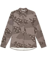 Maliparmi - Mosaic Kimono Geometric-Print Shirt - Lyst