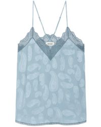 Zadig & Voltaire - Silk Off-The-Shoulder Top - Lyst