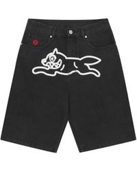 ICECREAM - Jeans-Shorts mit Hunde-Print - Lyst