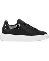 Philipp Plein - Crocco Big Bang Runner Lace-Up Sneakers - Lyst
