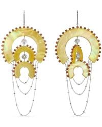 Tory Burch - Chandelier Resin-Bead Earrings - Lyst