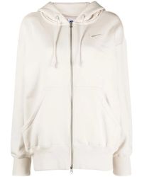Nike - Phoenix Logo-Embroidered Zip-Up Hoodie - Lyst